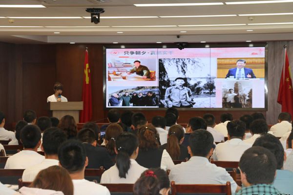 泓源公司黨委舉辦“培育泓源精神，勇?lián)鷩?guó)企使命”主題演講比賽(圖4)